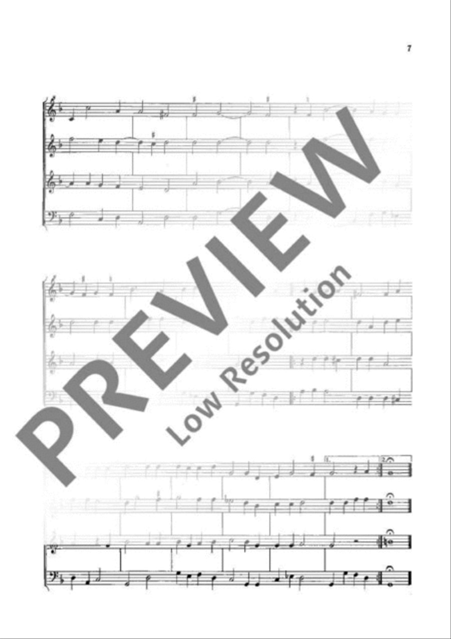 Dance Movements in four parts 4-Part scores gallery preview page 5