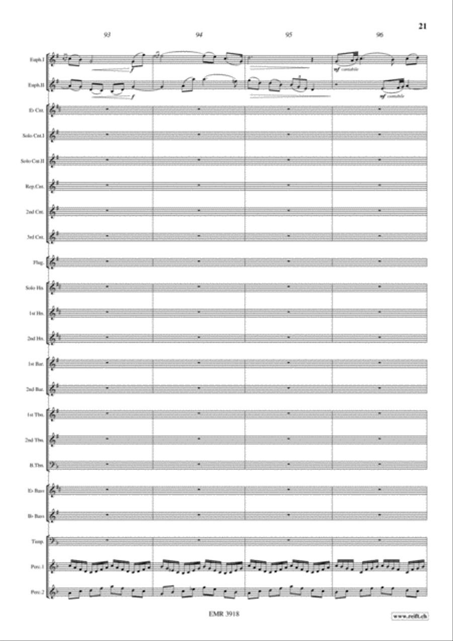 Celtic Folk Celtic Folk Brass Band scores gallery preview page 21