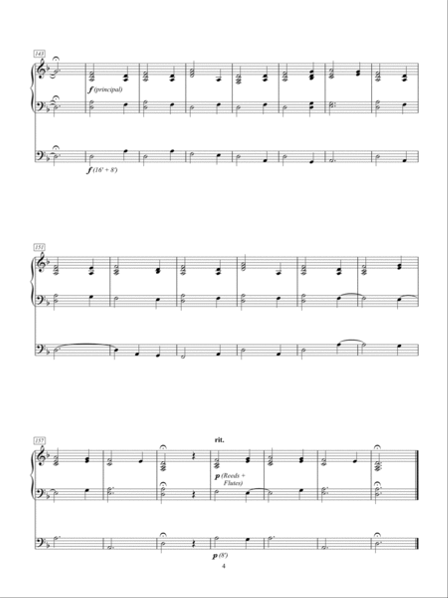 Three Expressions of Faith Three Expressions of Faith Organ Solo scores gallery preview page 6