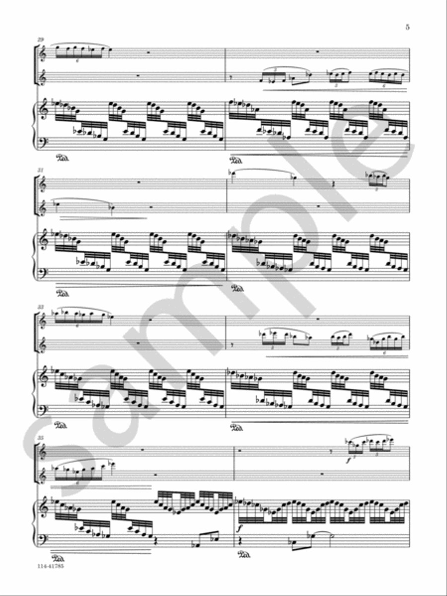 ETERNAL SPRING Flute Duet scores gallery preview page 6