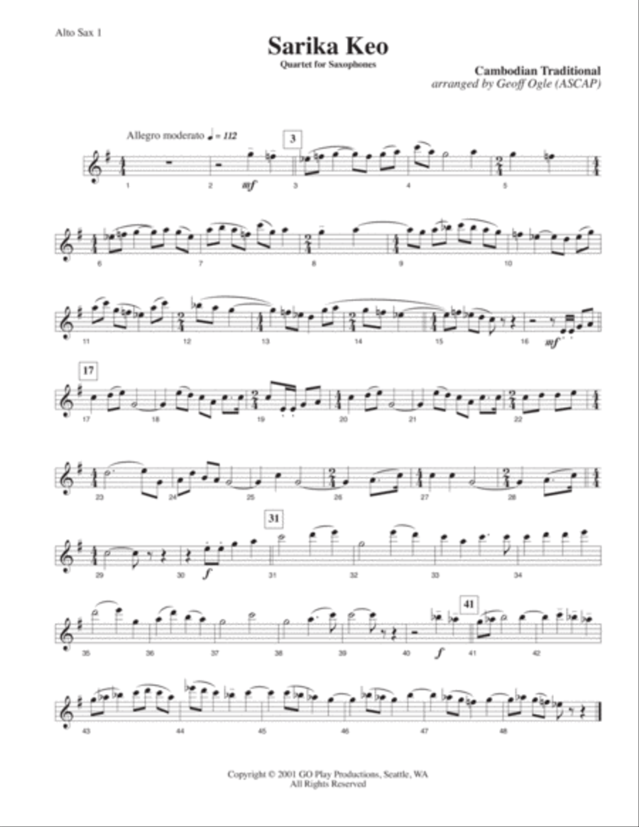 Sarika Keo Sarika Keo Woodwind Quartet scores gallery preview page 6