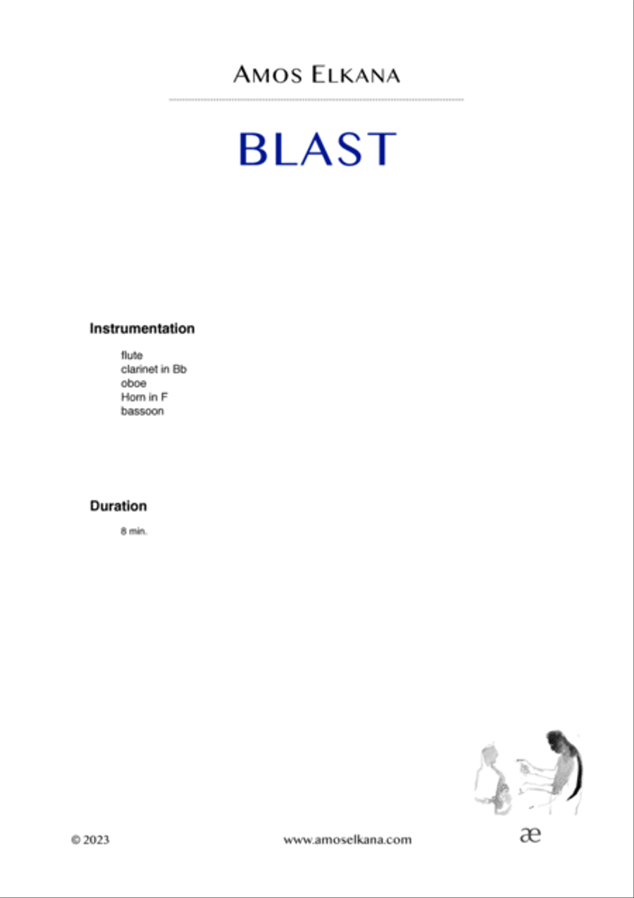 Blast - Score Only Woodwind Quintet scores gallery preview page 2