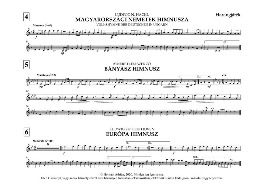 Indulókönyv 2020 - 39 Harangjáték Concert Band scores gallery preview page 6