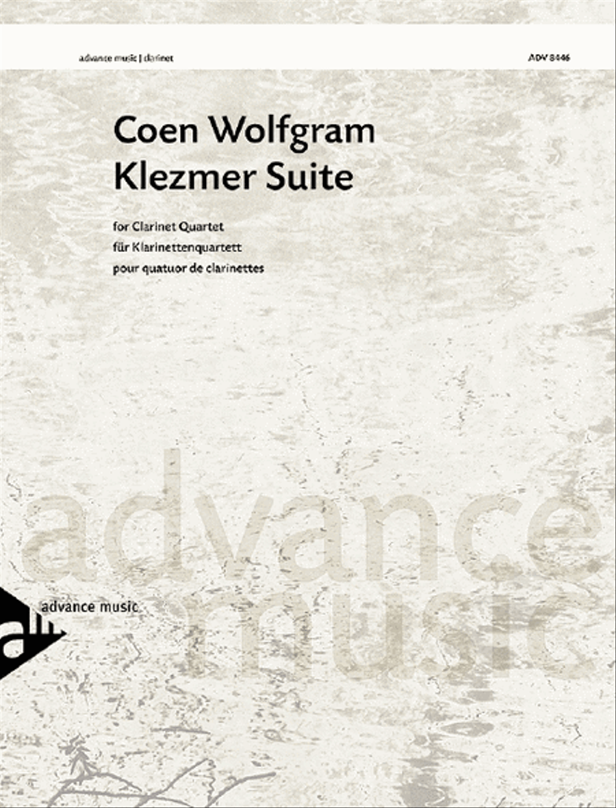 Klezmer Suite Clarinet Quartet scores gallery preview page 1