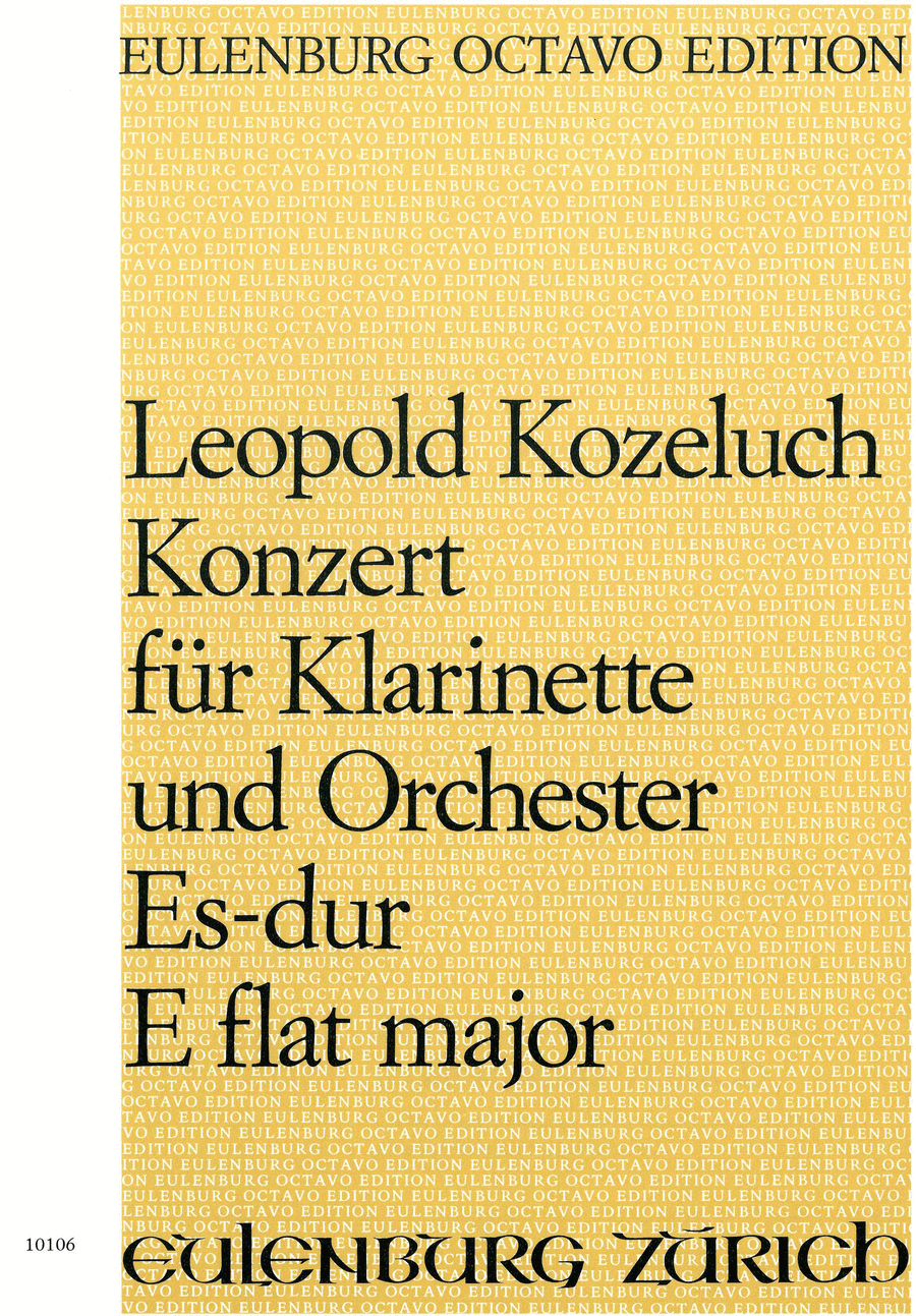 Concerto for clarinet no. 1 Chamber Orchestra scores gallery preview page 1