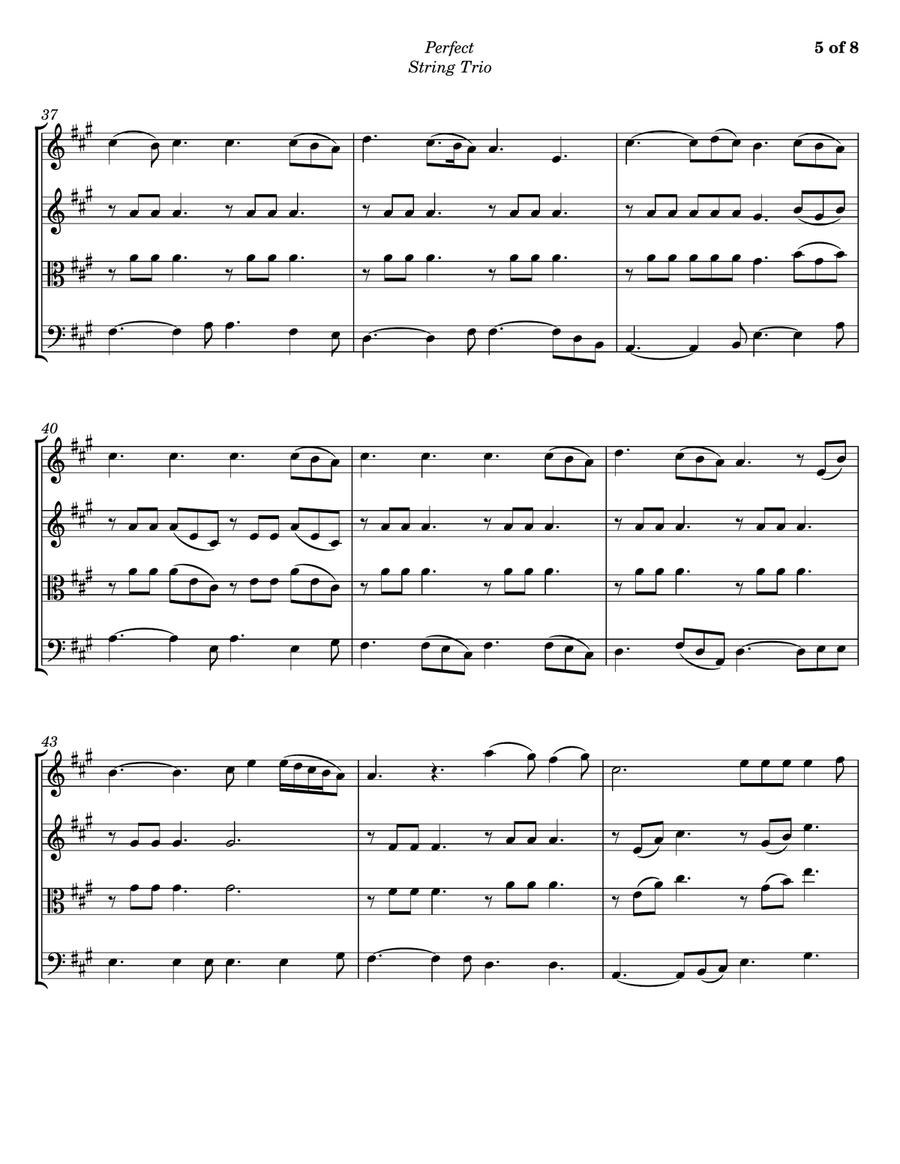 Perfect String Trio scores gallery preview page 5