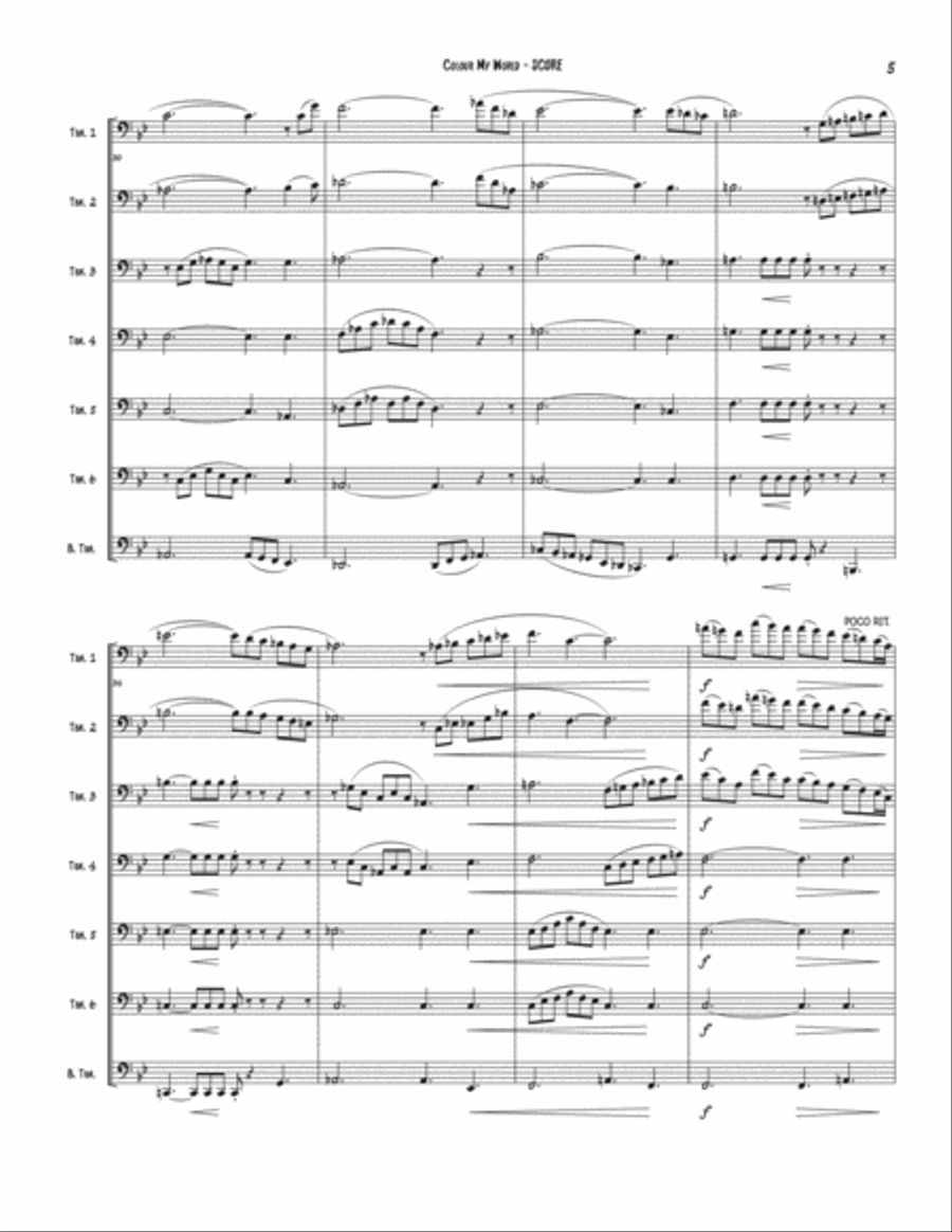 Colour My World Small Ensemble scores gallery preview page 6
