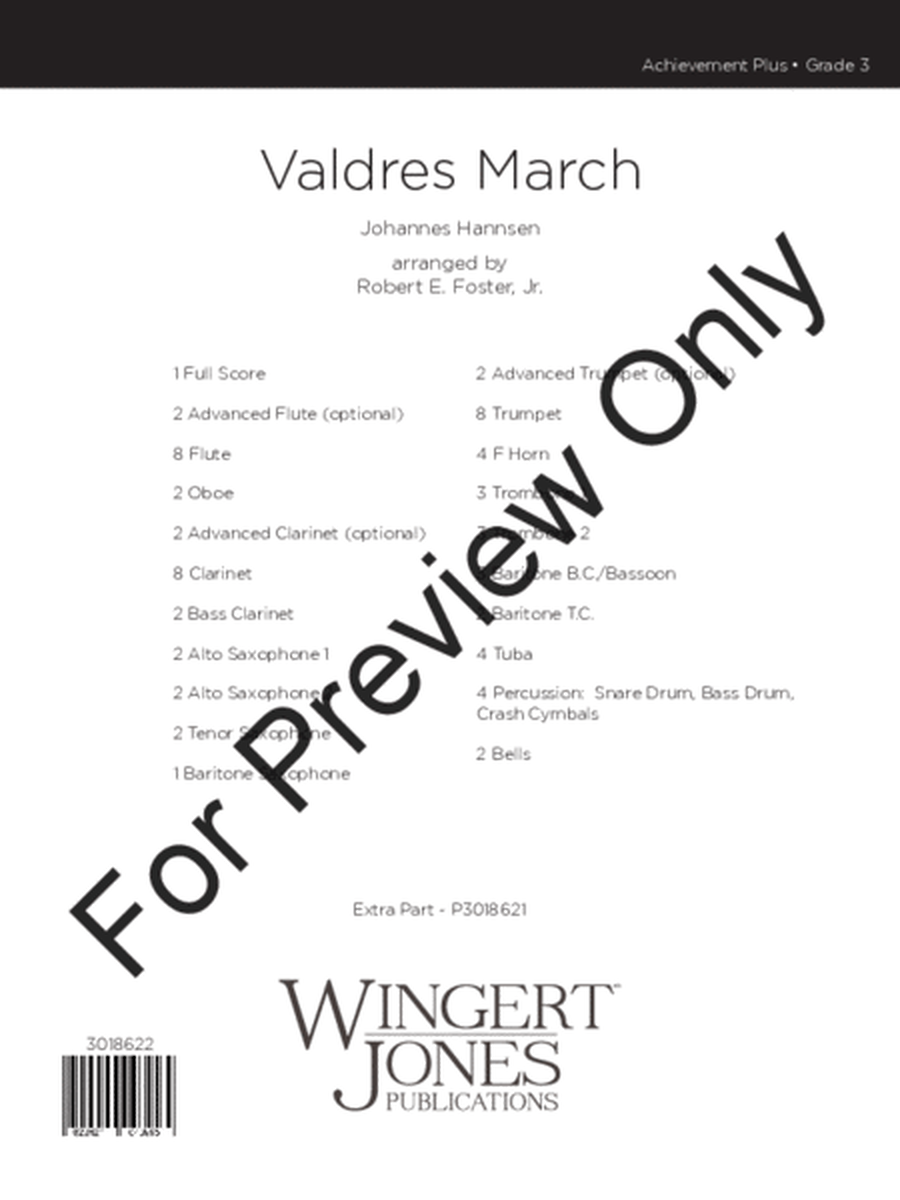 Valdres March - Full Score
