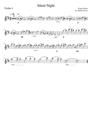 Silent Night (Violin 1)