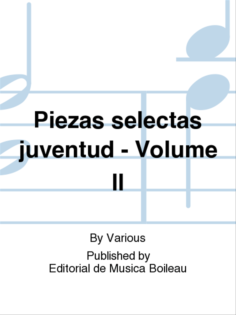 Piezas selectas juventud - Volume II Piano Solo scores gallery preview page 1