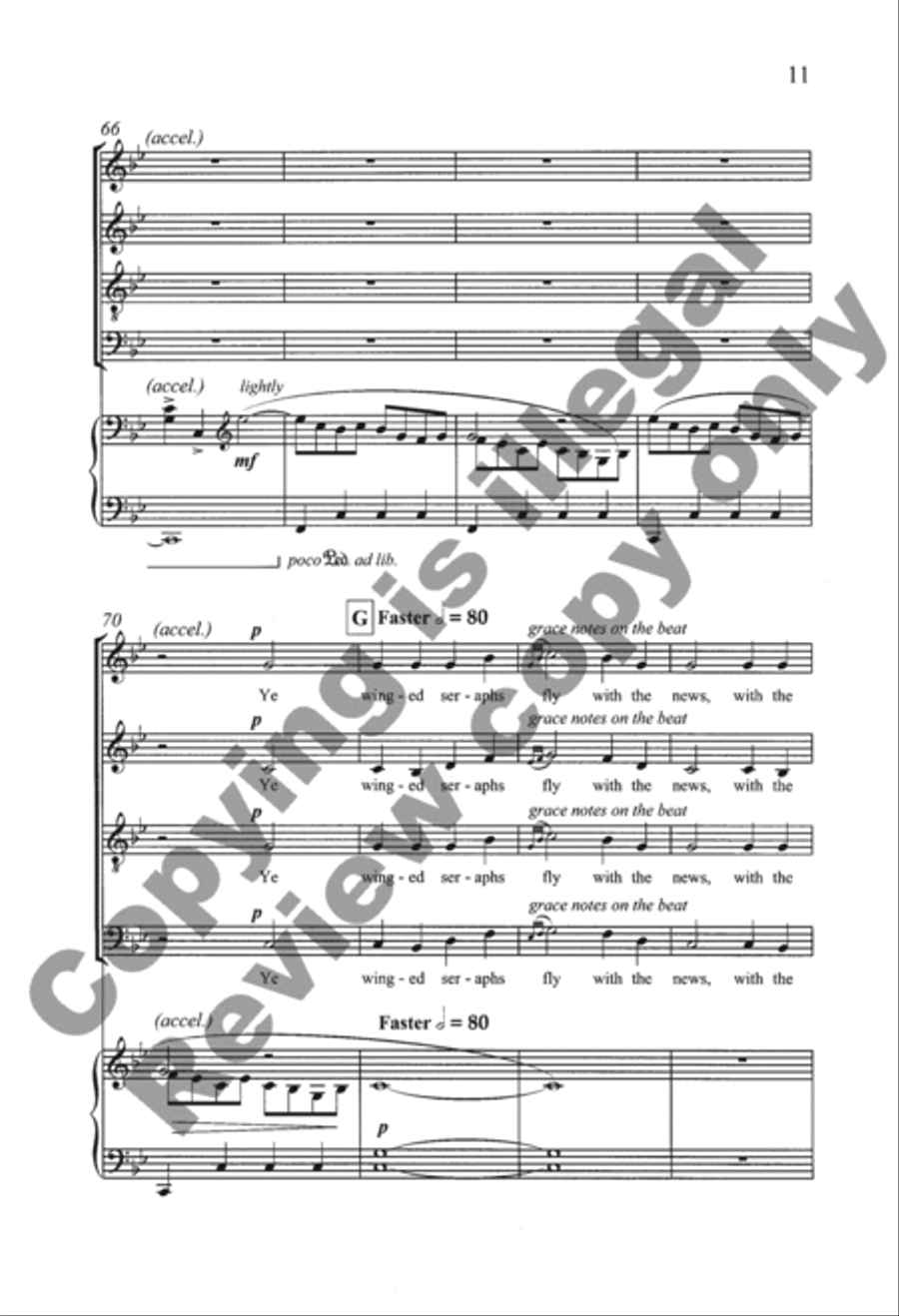 Appalachian Carols: 1. Wondrous Love 4-Part scores gallery preview page 30