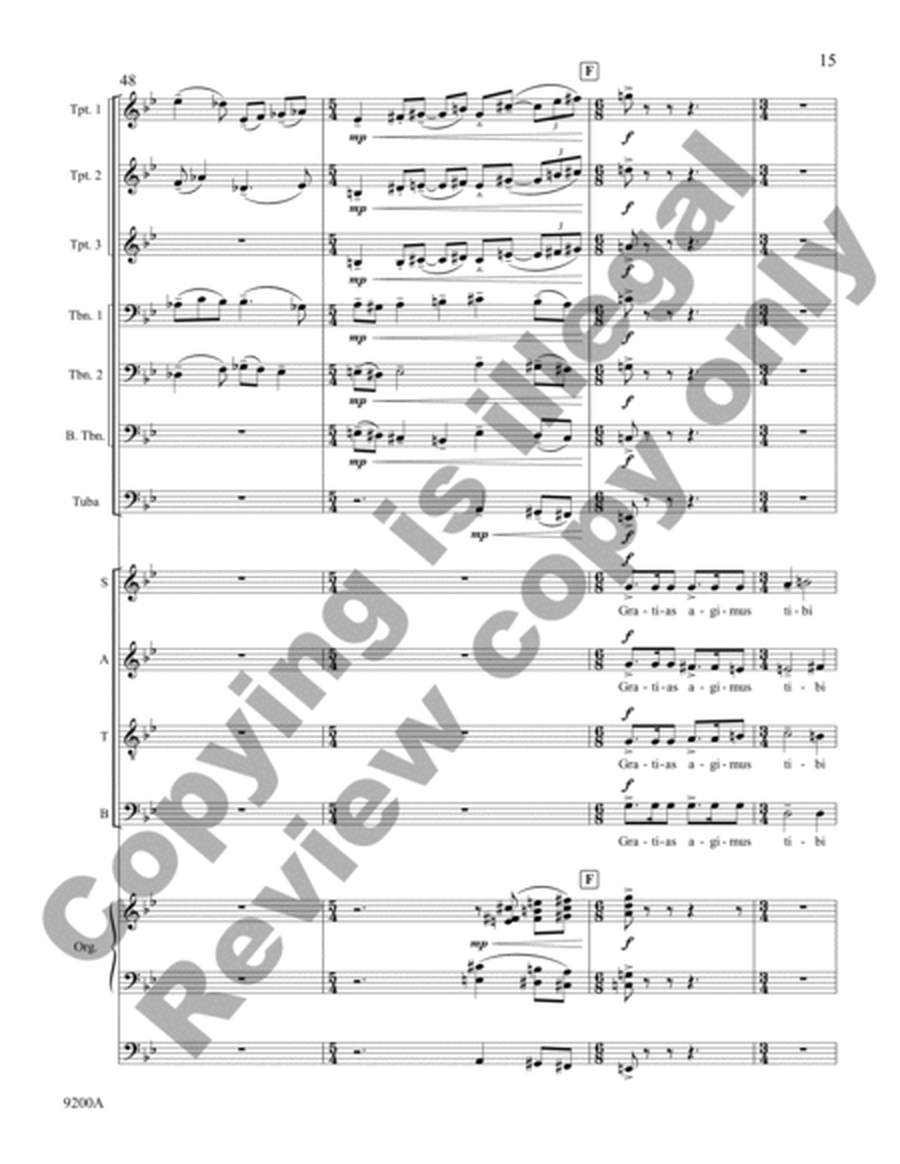 Gloria (Brass Ensemble Score)