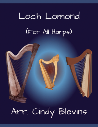 Loch Lomond, for Lap Harp Solo