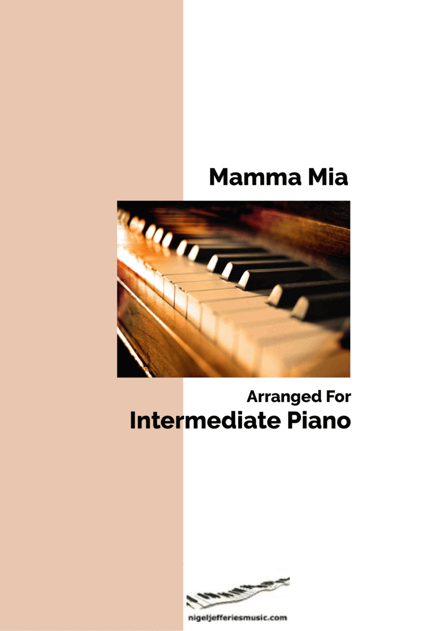 Mamma Mia Easy Piano scores gallery preview page 1