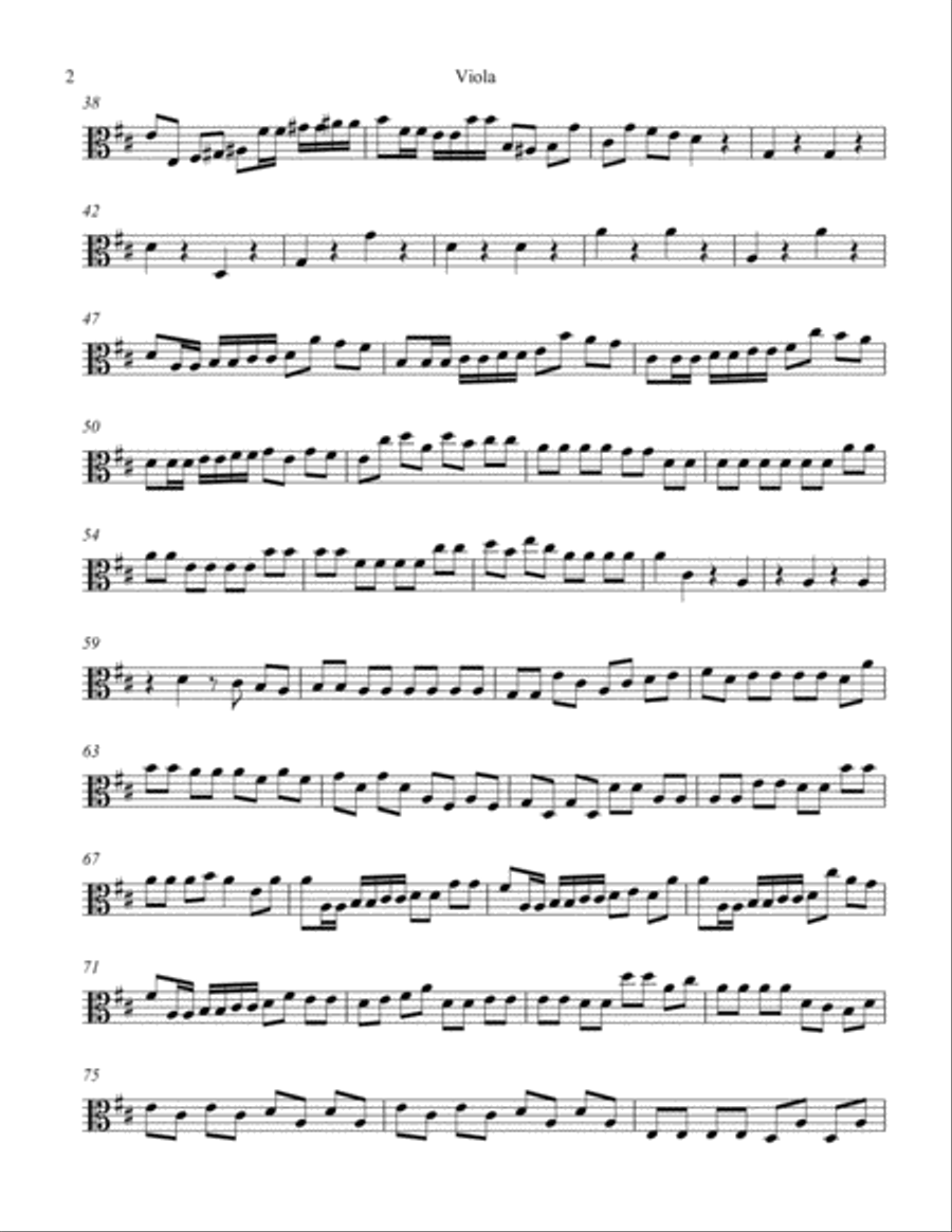 Concerto Grosso Op. 6 #5 Movement V String Orchestra scores gallery preview page 4