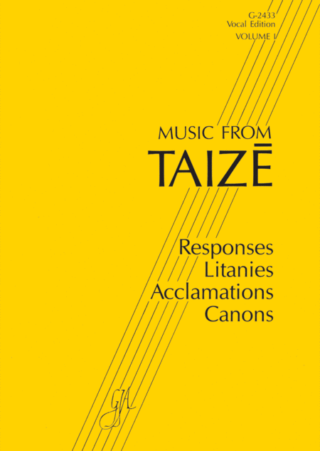 Music from Taize, Volume I - Spiral bound
