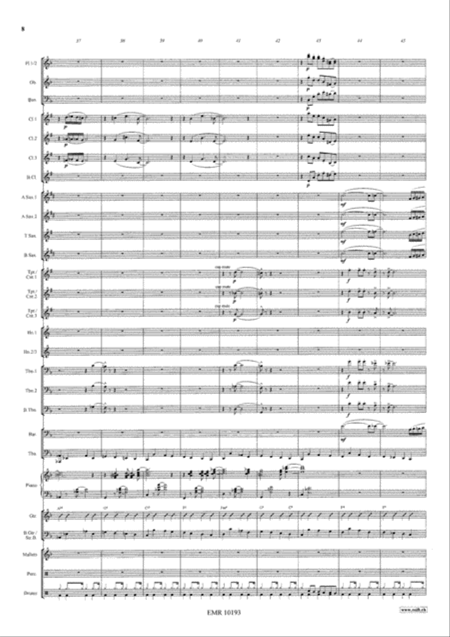 Meet Mr. Gershwin Concert Band scores gallery preview page 9