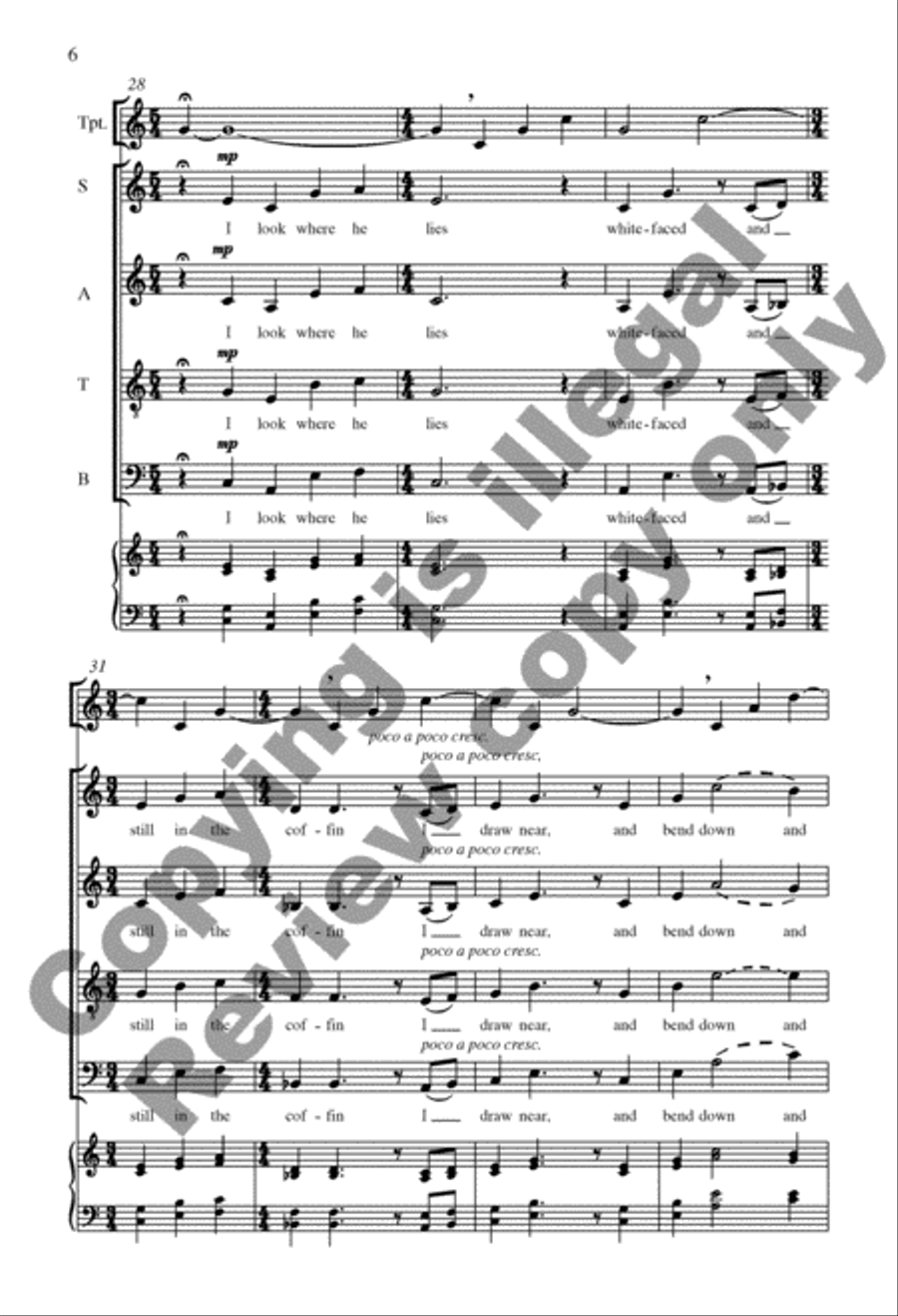 Reconciliation 4-Part scores gallery preview page 6