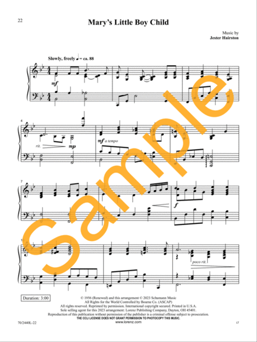 These Gifts We Bring Piano Solo scores gallery preview page 19