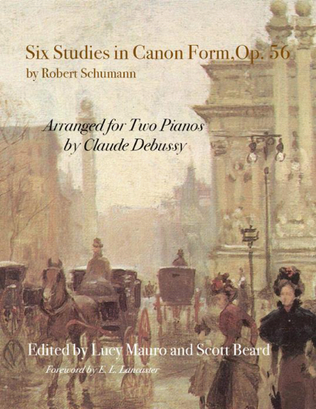 Book cover for Six Studies in Canon Form by Robert Schumann, Op. 56