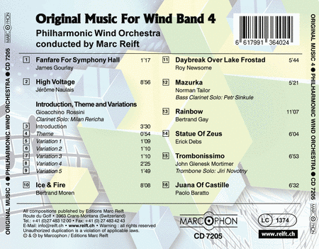 Original Music For Wind Band 4