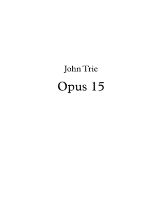 Opus 15 - guitar tablature