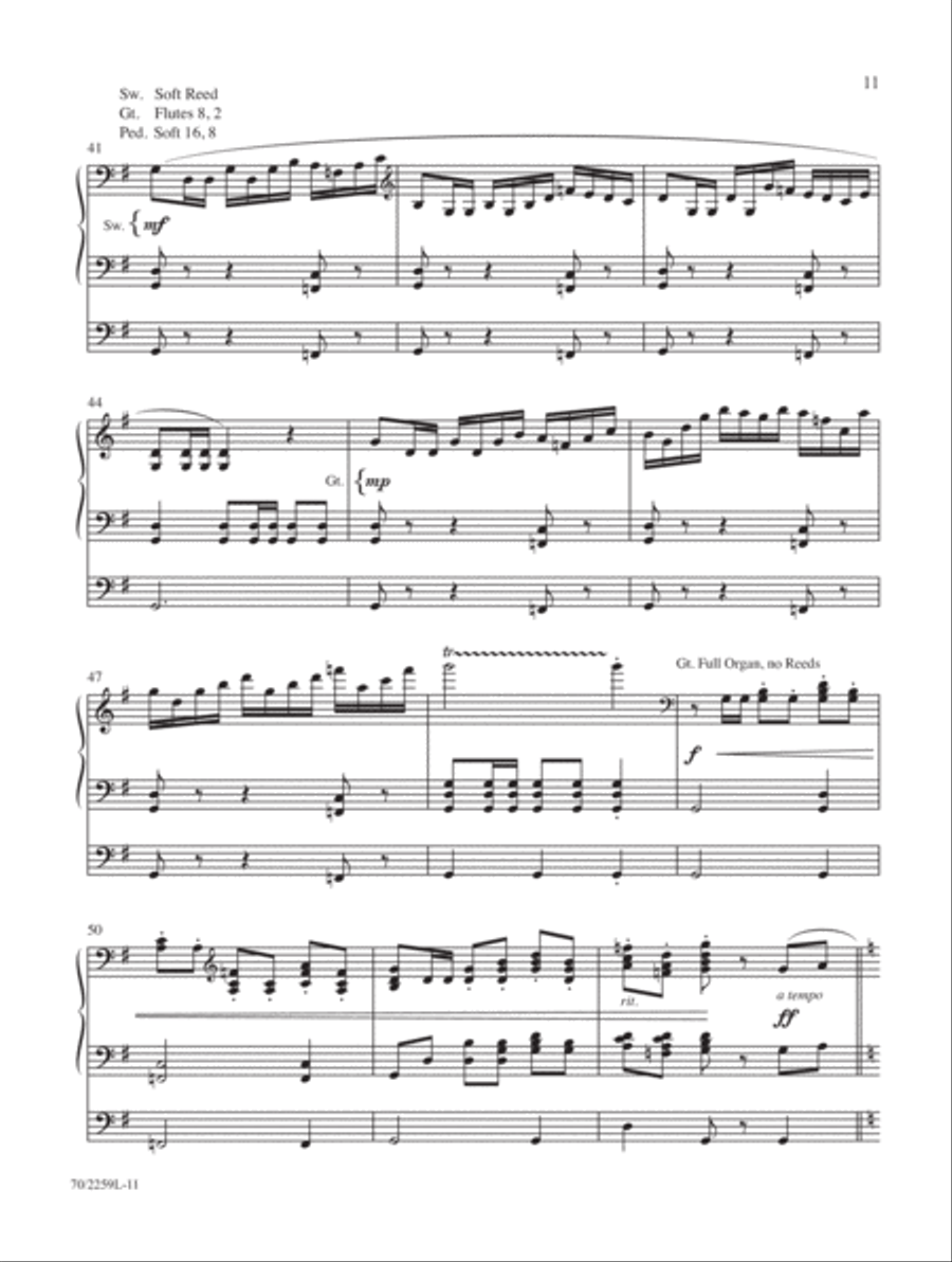 Exaltation Organ Solo scores gallery preview page 5
