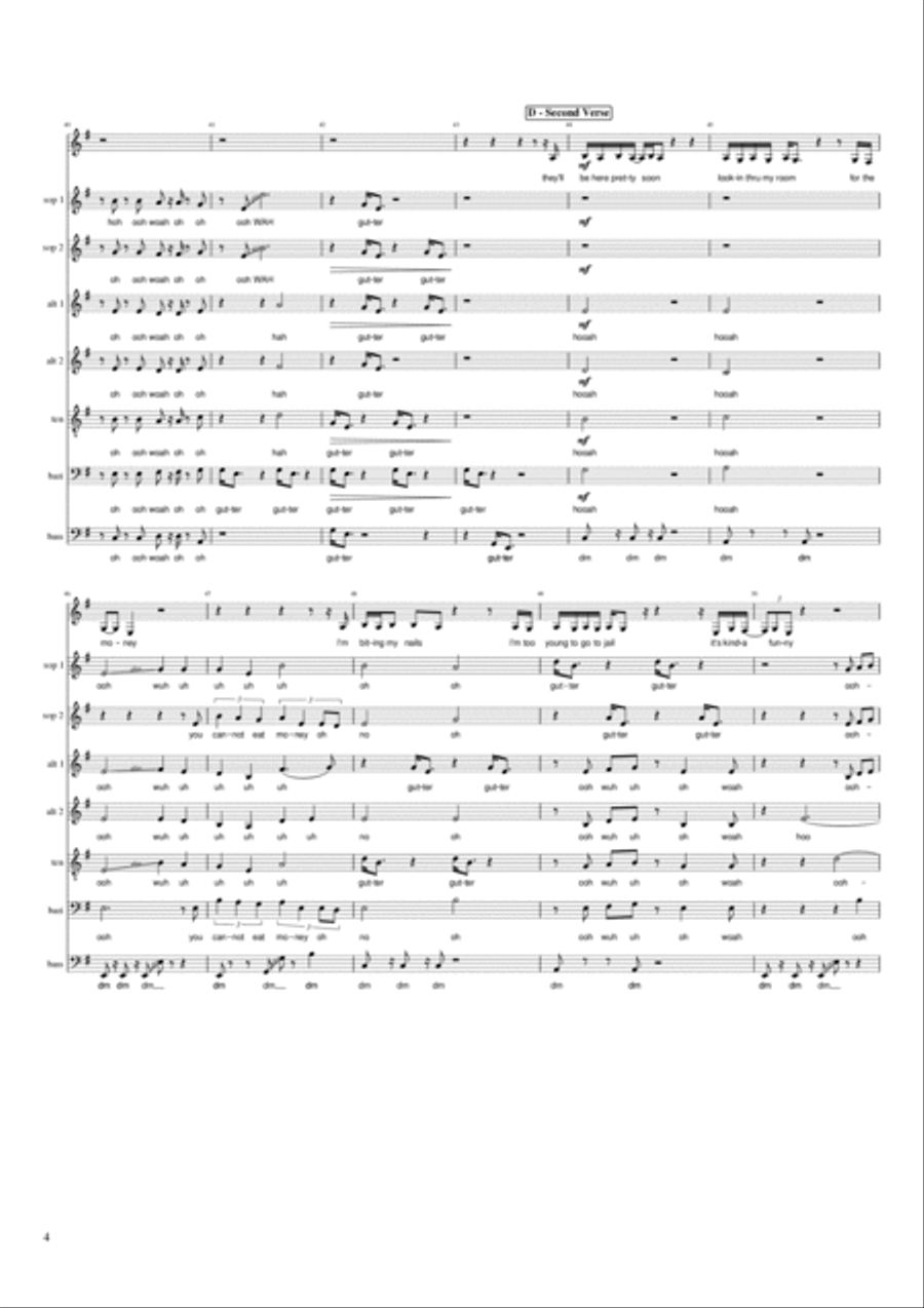 Bellyache Divisi scores gallery preview page 4