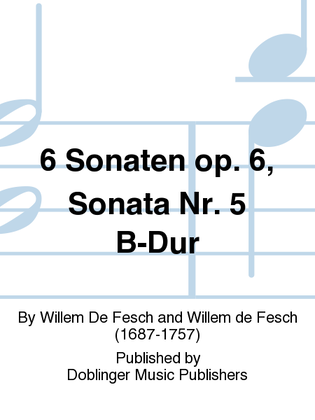6 Sonaten op. 6, Sonata Nr. 5 B-Dur