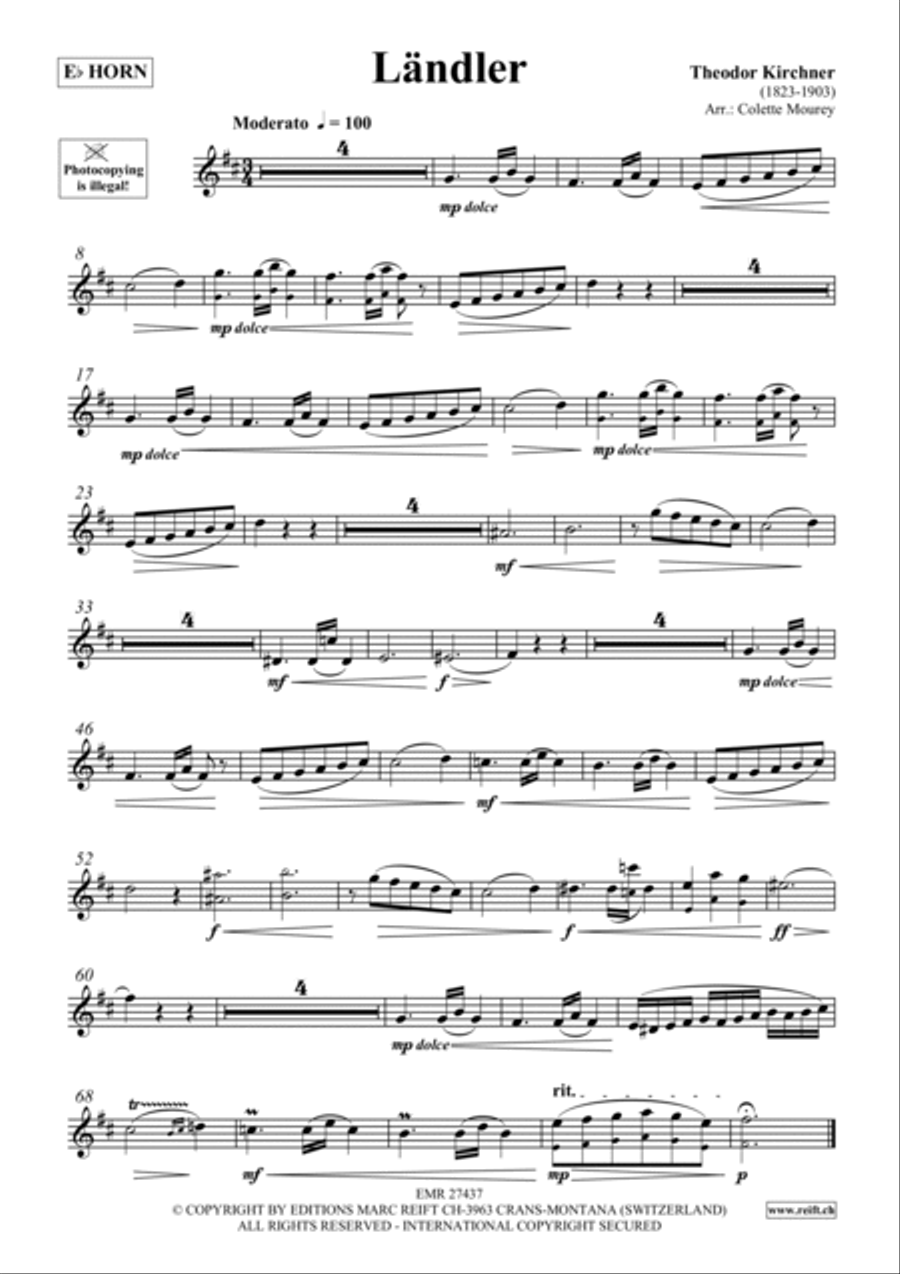 Landler Landler Horn scores gallery preview page 2