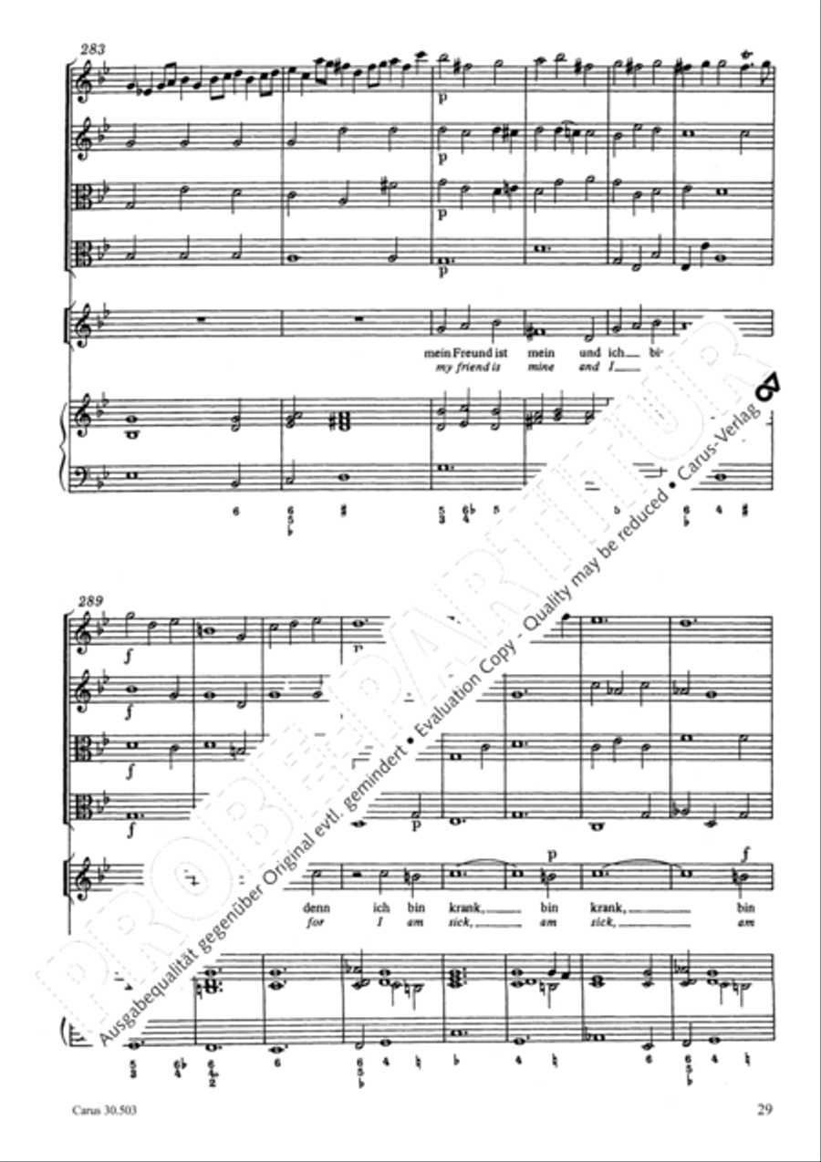 My beloved, you are fair (Meine Freundin, du bist schon) 4-Part scores gallery preview page 32