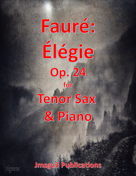 Fauré: Élégie Op. 24 for Tenor Sax & Piano image number null