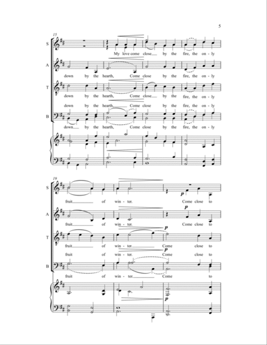 Winter SSATB scores gallery preview page 10