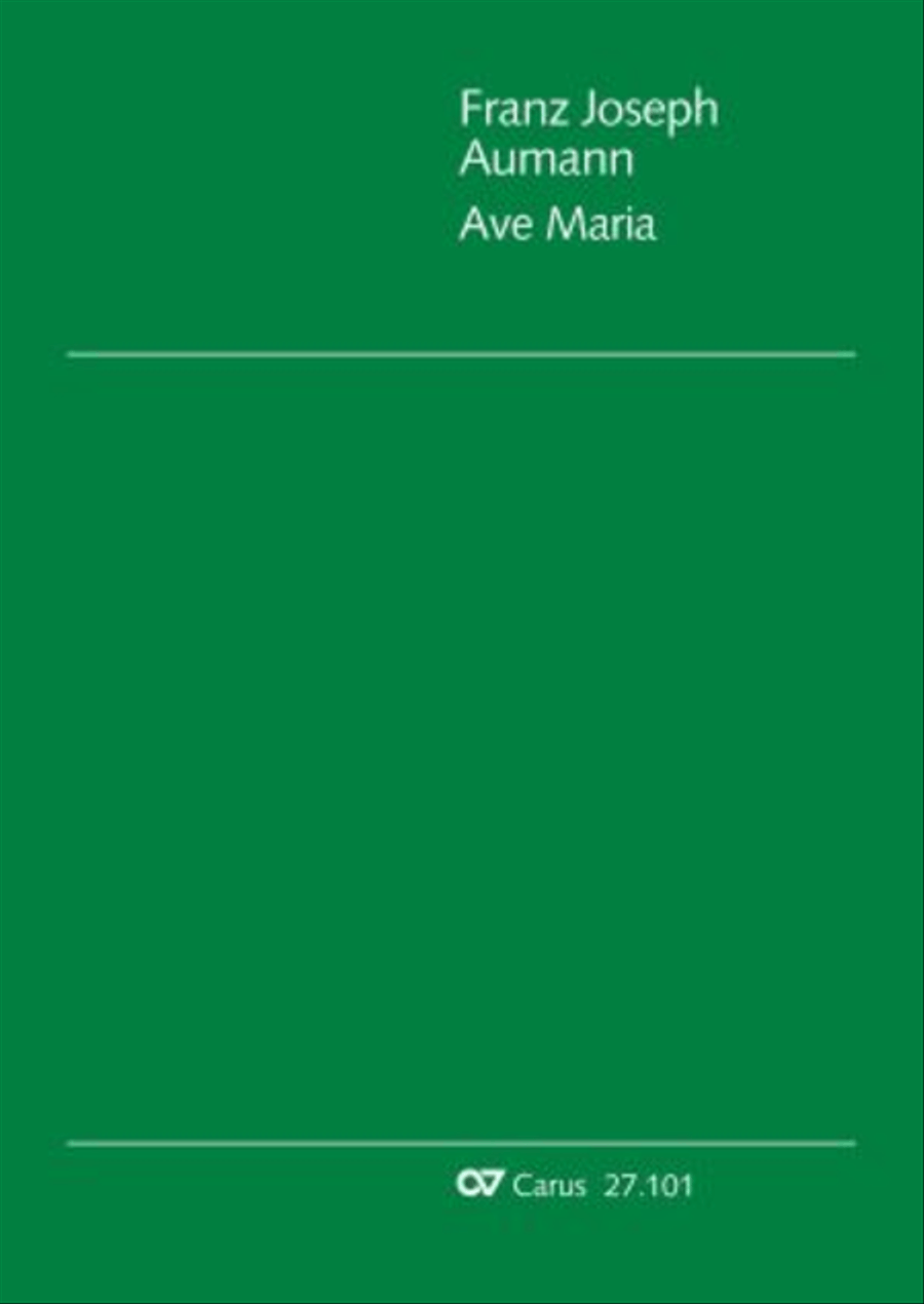 Ave Maria 4-Part scores gallery preview page 1