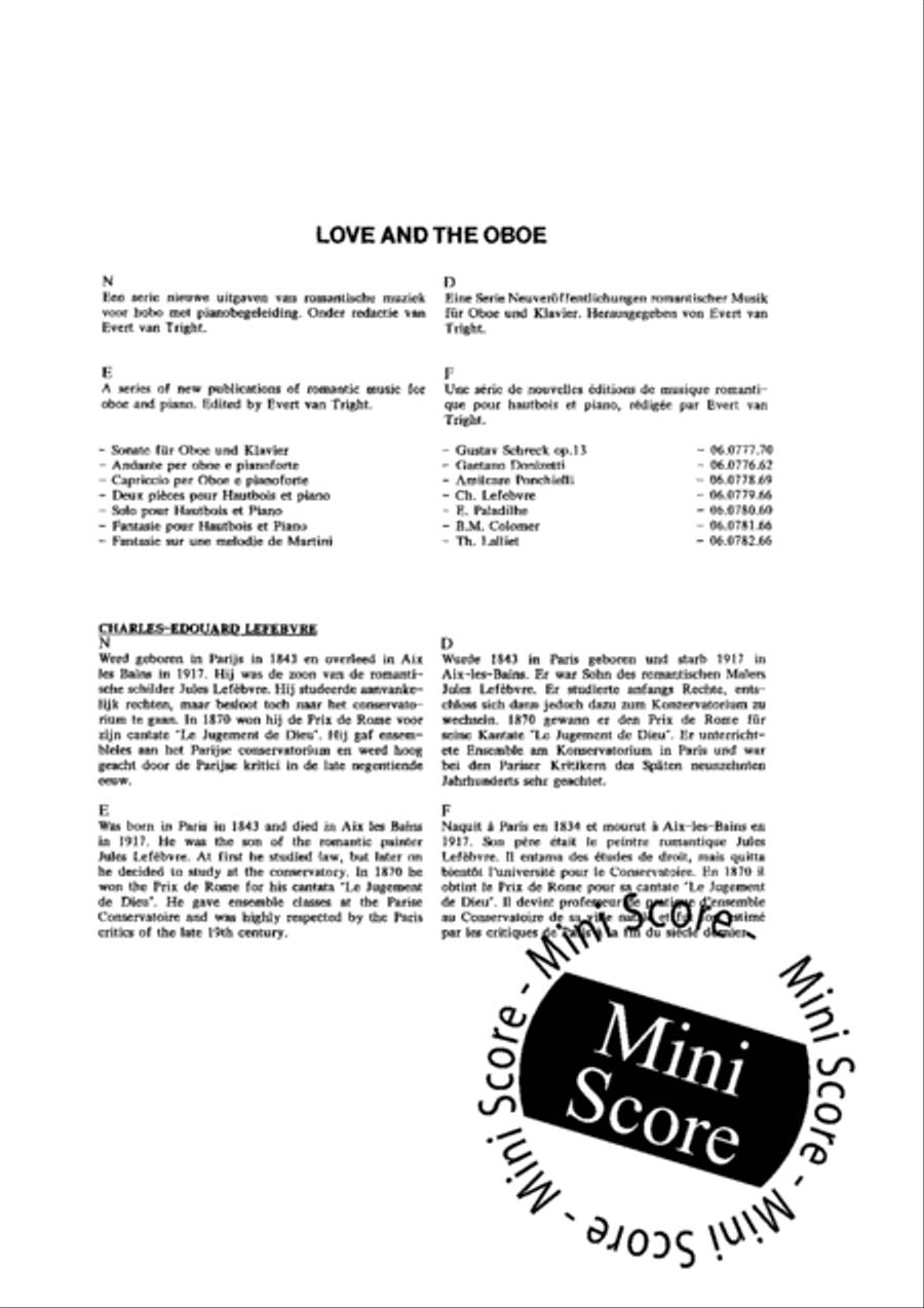 Deux Pieces Pour Hautbois Piano Accompaniment scores gallery preview page 4