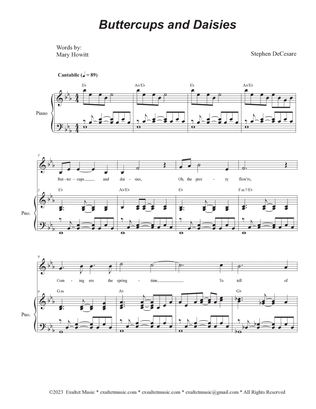 Buttercups And Daisies (Unison choir)