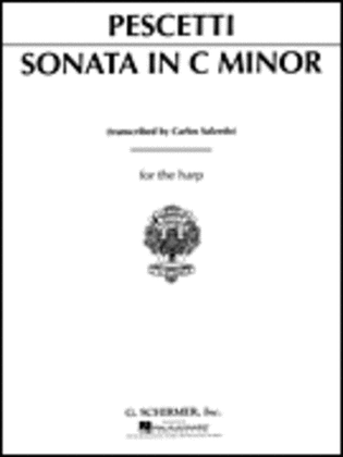 Book cover for Sonata In C Minor For The Harp