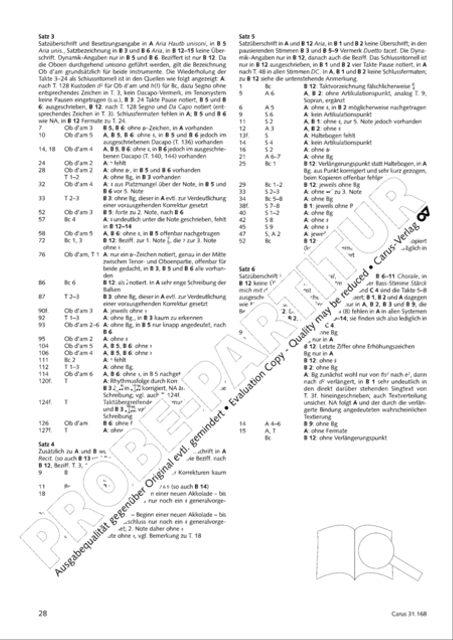Day of reck'ning! Judgment day (Tue Rechnung! Donnerwort) 4-Part scores gallery preview page 29