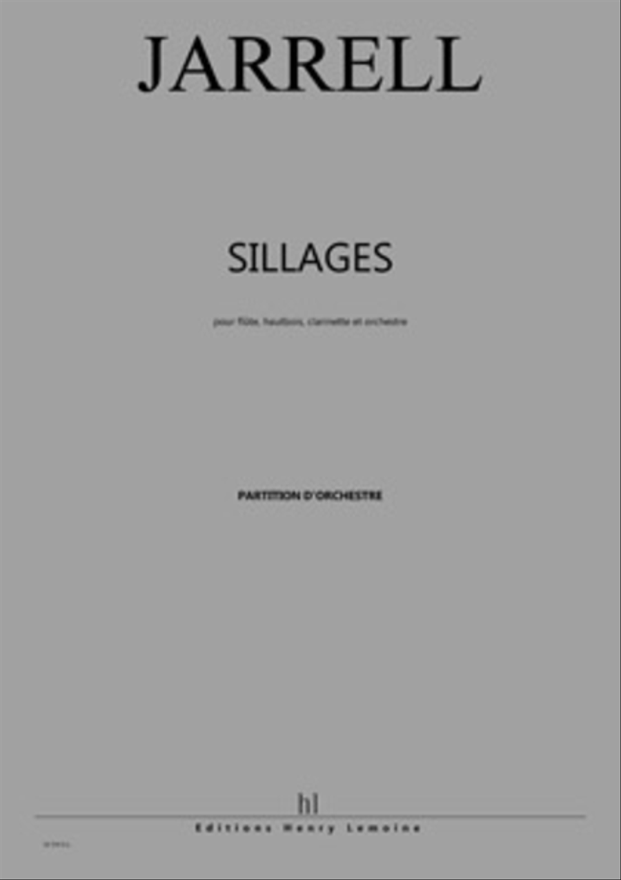 Sillages - Congruences II Orchestra scores gallery preview page 1