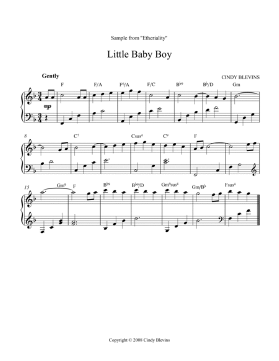 Etheriality, 12 original solos for Lever or Pedal Harp Pedal Harp scores gallery preview page 5