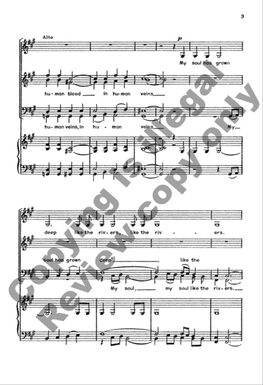 I've Known Rivers Divisi scores gallery preview page 4