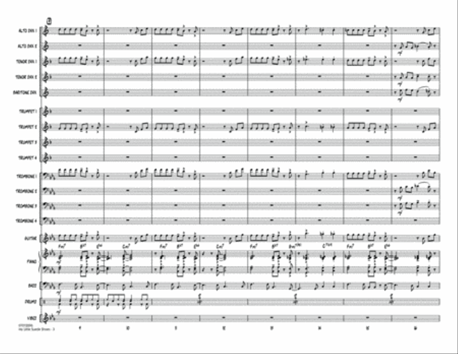 My Little Suede Shoes - Conductor Score (Full Score) Jazz Ensemble scores gallery preview page 3