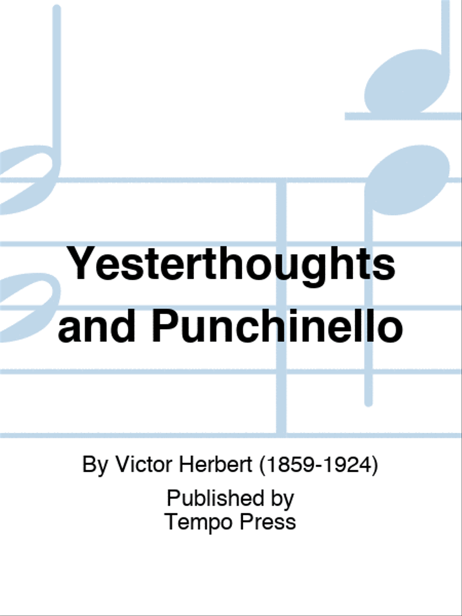 Yesterthoughts and Punchinello Piano scores gallery preview page 1