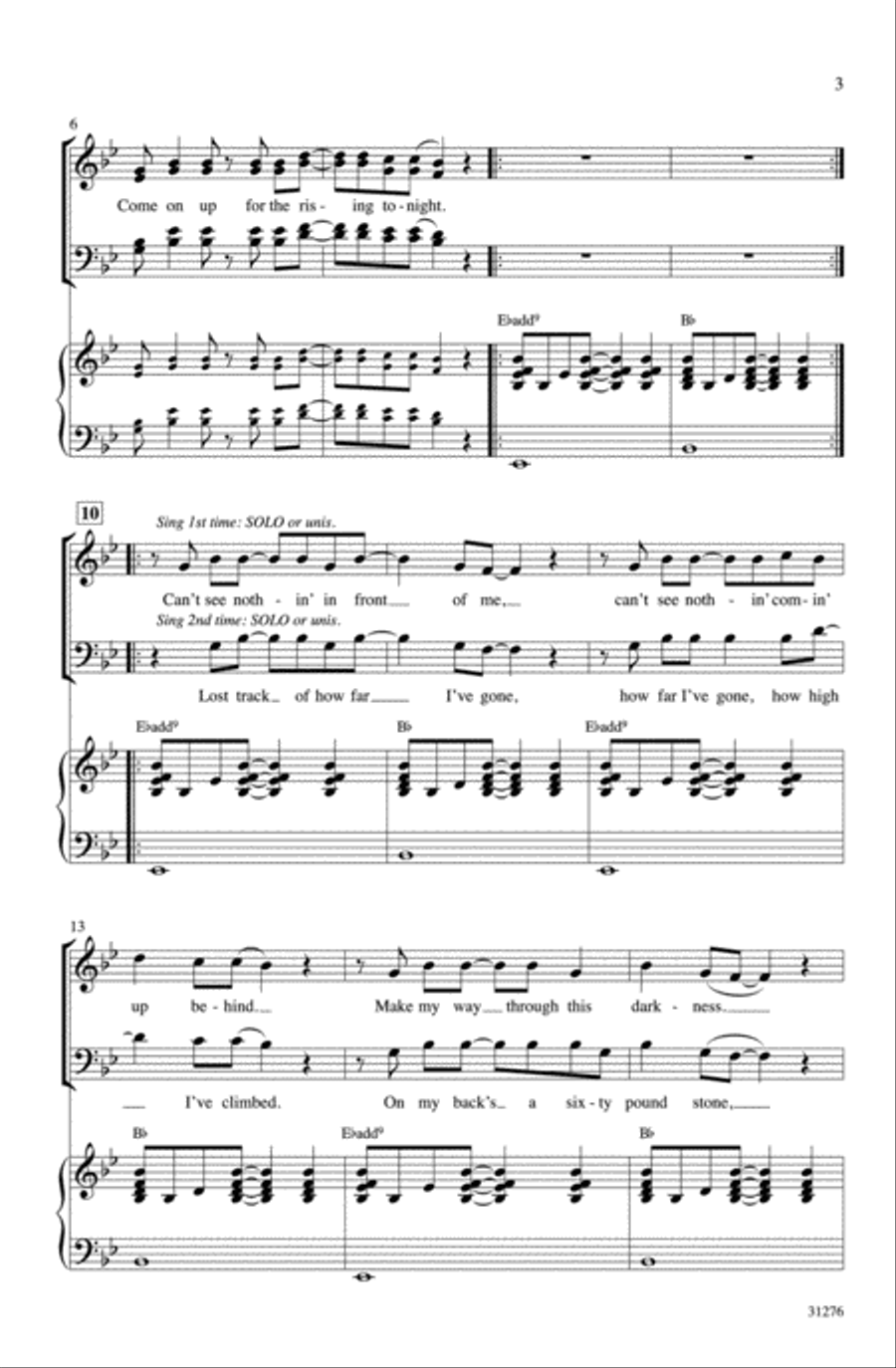 The Rising 4-Part scores gallery preview page 3
