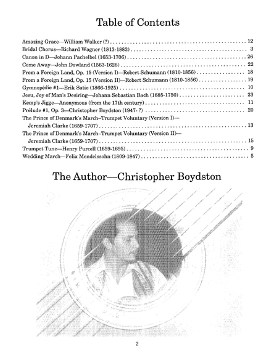 Wedding Music for Classical Guitar Acoustic Guitar scores gallery preview page 3