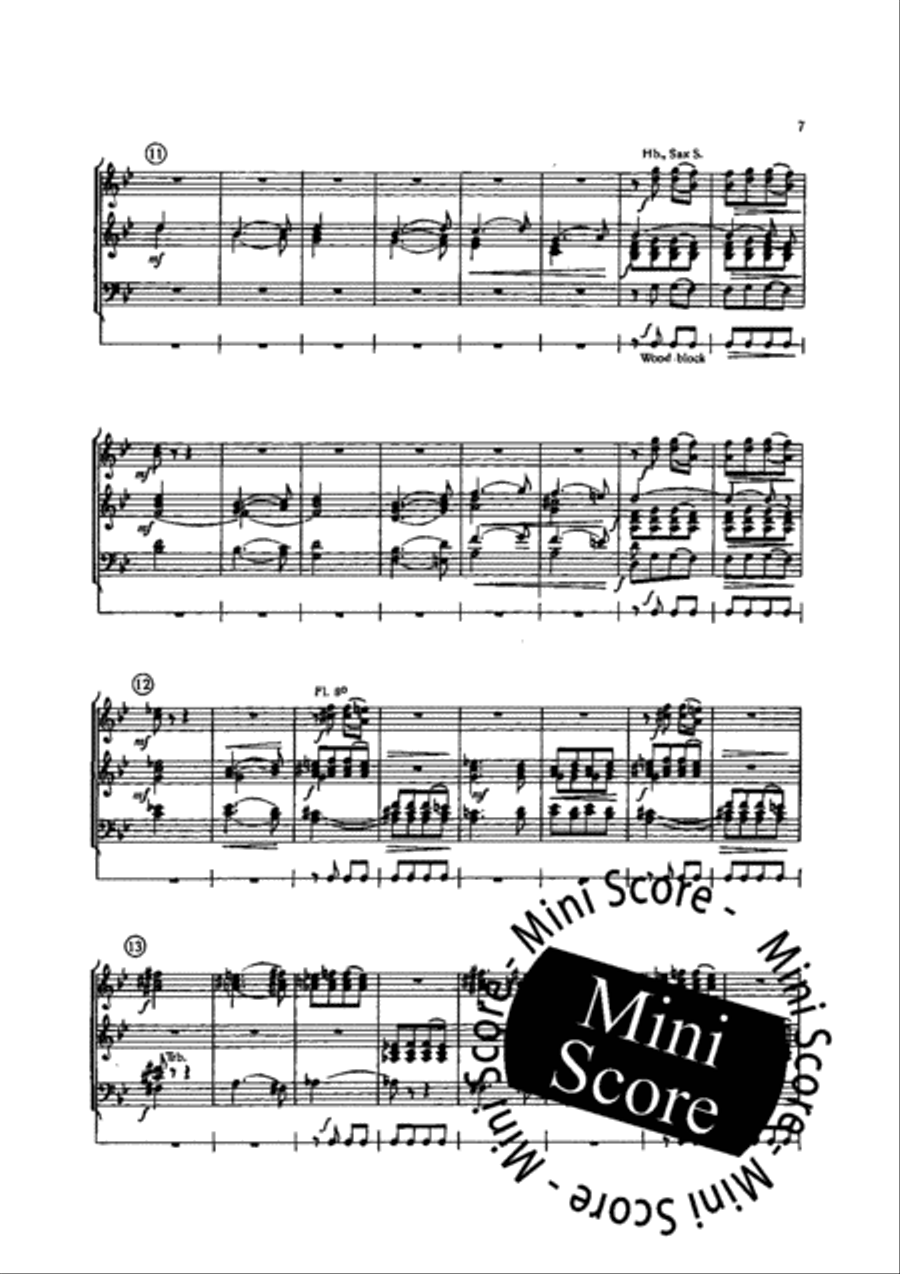 Prelude and Rondo Concert Band scores gallery preview page 9