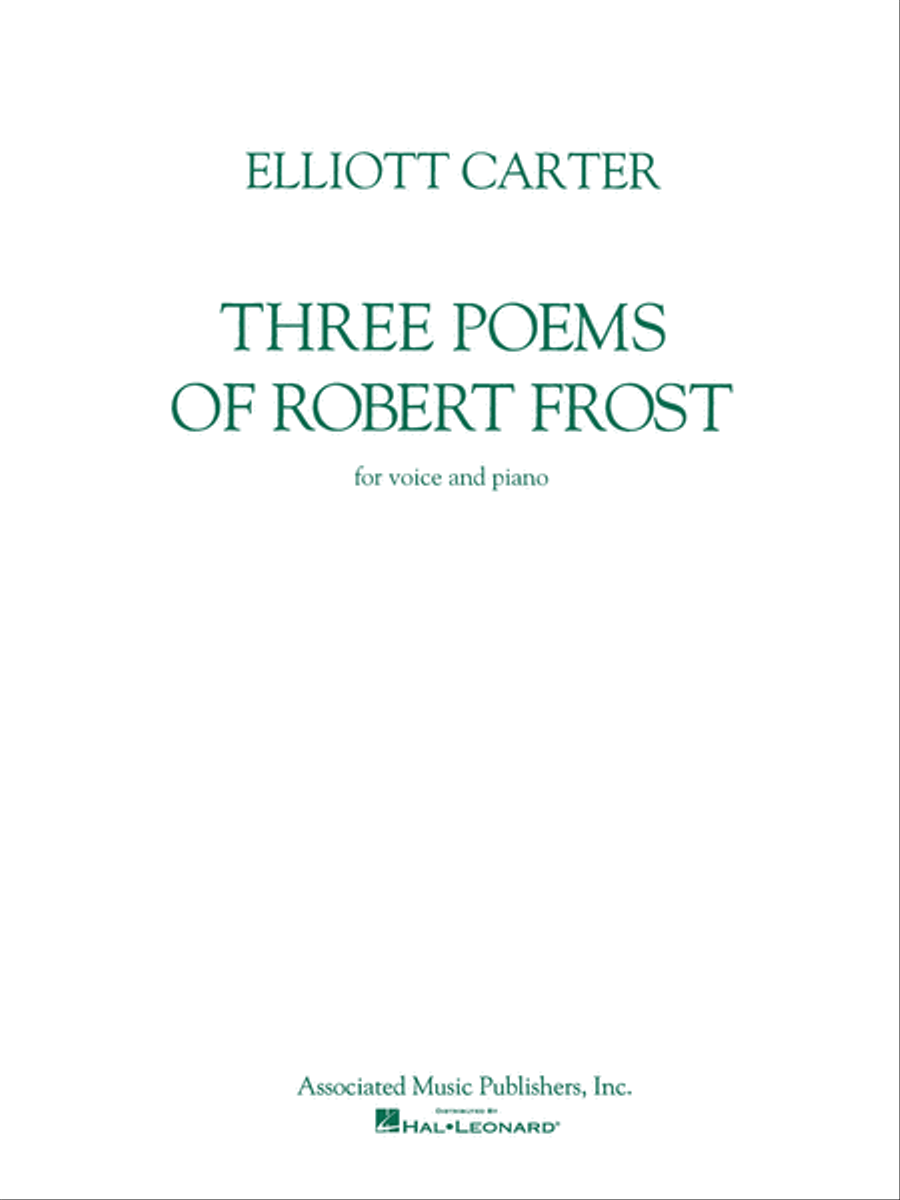 Three Poems of Robert Frost