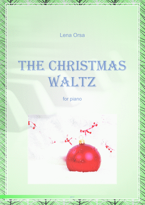Book cover for The Christmas Waltz for piano
