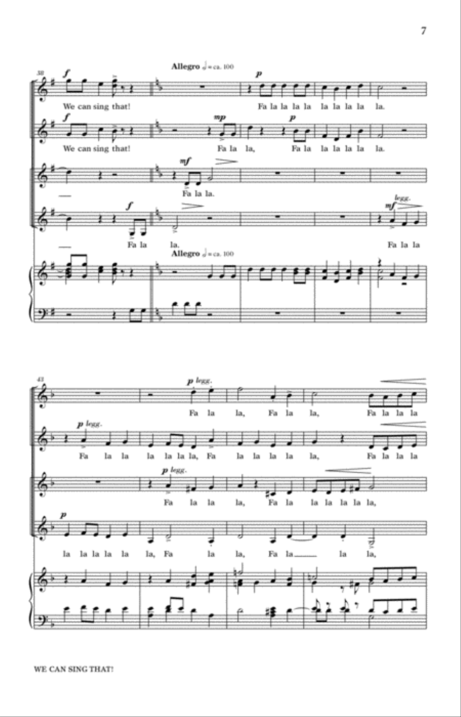 We Can Sing That We Can Sing That SSA scores gallery preview page 5