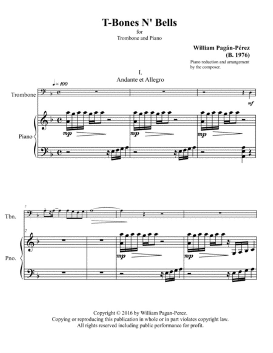 T-Bones N' Bells Piano scores gallery preview page 2